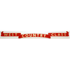 West Country Class Plate.